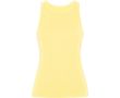 Débardeur femme en maille côtelée 270 g/m² Roly Direct Dribe couleur jaune clair
