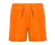 Short de bain avec poches latérales 100 g/m² Roly Direct Aqua  couleur orange fluorescent