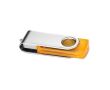usb personalizado decuerpo transparente color naranja