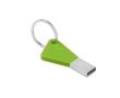 llave usb de silicona personalizada con logo color lima