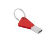llave usb de silicona personalizada con logo color rojo