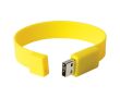 pulsera usb personalizada amarilla