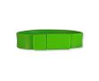 pulsera usb publicictaria verde