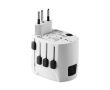 Adaptateur de voyage de marque Skross couleur blanc
