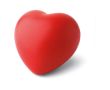 Balle anti-stress en forme de cœur couleur  rouge