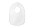 Bavoir publicitaire pour bébé couleur  blanc