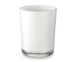 Bougie aromatique promotionnelle couleur blanc