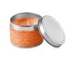 Bougies corporatives aromatiques couleur  orange