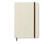 Cahiers à couverture rustique personnalisés couleur  beige
