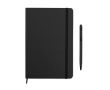 Set de carnet A5 et stylo publicitaires couleur noir