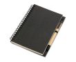 Carnet personnalisé en papier recyclé couleur noir