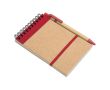 Bloc notes avec logo à offrir couleur  rouge