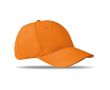 Casquette corporative à 6 panneaux couleur  orange