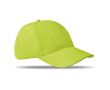 Casquette corporative à 6 panneaux couleur  lime