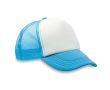 Casquette promotionnelle de style \"camionneur\" couleur turquoise