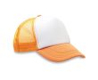 Casquette promotionnelle de style \"camionneur\" couleur orange