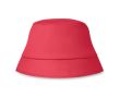 Chapeau publicitaire de plage couleur rouge