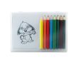 Ensemble de 4 crayons de couleur personnalisés couleur multicolore
