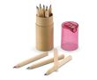 Crayons personnalisés pour enfants + taille crayon couleur  rouge