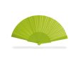 Éventails sérigraphiés pour publicité couleur  lime
