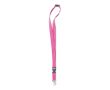 Lanyard personnalisé pour entreprises (2 cm) couleur fuchsia