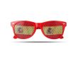Lunettes publicitaires avec drapeaux de pays couleur rouge
