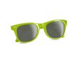 Lunettes de soleil sérigraphiées avec logo couleur  lime