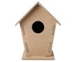 Maison pour oiseaux en aggloméré couleur  bois