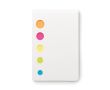 Bloc de notes adhésives de couleur amusant couleur  blanc