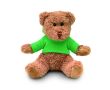 Ours en peluche promotionnel avec T-shirt couleur  vert