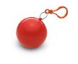 Imperméable publicitaire en boule ronde couleur  rouge