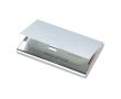 Porte-cartes d'entreprise en aluminium couleur  argenté brillant