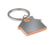 Porte-clés de merchandising en forme de maison couleur  orange