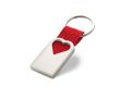 Porte-clés publicitaire avec cœur couleur  rouge