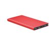 Batterie externe personnalisée 8000mAh couleur rouge