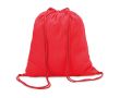 Sac à dos en coton personnalisé pour publicité couleur  rouge
