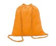 Sac à dos en coton personnalisé pour publicité couleur  orange