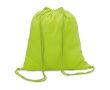 Sac à dos en coton personnalisé pour publicité couleur  lime