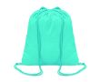 Sac à dos en coton personnalisé pour publicité couleur  turquoise