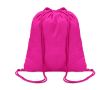 Sac à dos en coton personnalisé pour publicité couleur  fuchsia