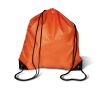 sacs à cordon personnalisés économiques couleur  orange
