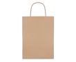 Sac en papier personnalisé de taille moyenne couleur  beige