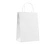 Sac en papier personnalisé de taille moyenne couleur  blanc