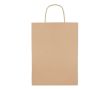 Sac en papier personnalisé de grande taille couleur  beige
