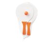 Set publicitaire de raquettes de plage couleur  orange