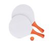 Set publicitaire de raquettes et balle couleur  orange