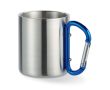 Tasse avec mousqueton personnalisée 200ml couleur bleu