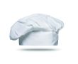Toque de chef publicitaire en coton couleur  blanc