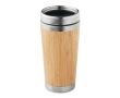 Mug isotherme de voyage 400ml couleur bois