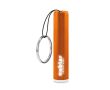 Lampe torche avec le logo lumineux couleur orange